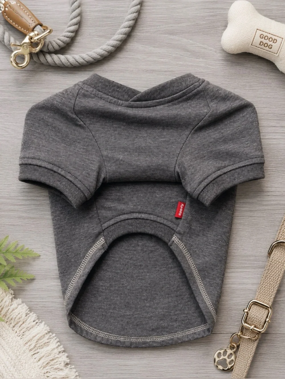 Best Friend Ever Gray Dog Shirt | Cute Dog, Puppy, Pet T-Shirt Outfit | Size: M
